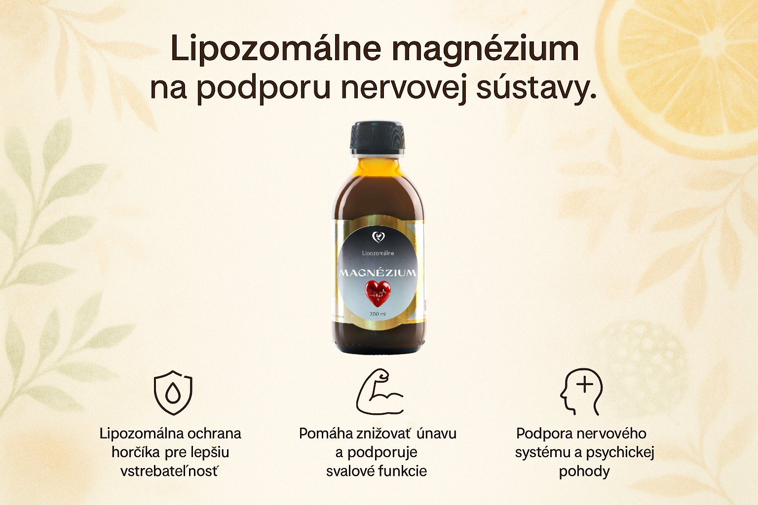Lipozomálne magnézium popis